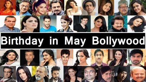 Bollywood Celebrities Birthday May - YouTube