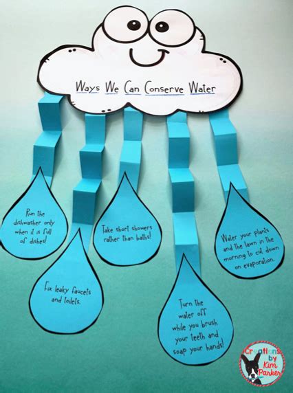 Ways We Can Conserve Water FREE craft! | Conservation activities, Water conservation activities ...