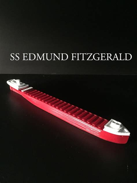 Ss Edmund Fitzgerald Ship Model 3d Printed Model - Etsy