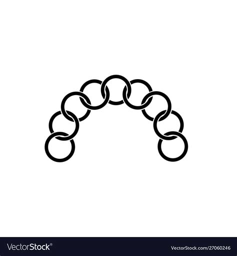 Chain link icon Royalty Free Vector Image - VectorStock