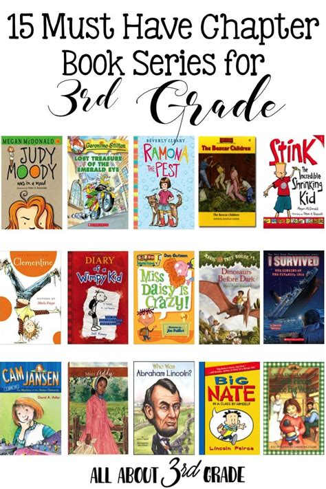 15 Must Have Chapter Book Series for 3rd Grade Students www ...