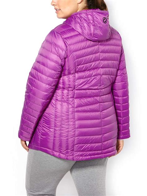 ActiveZone Plus-Size Packable Down Jacket | Penningtons