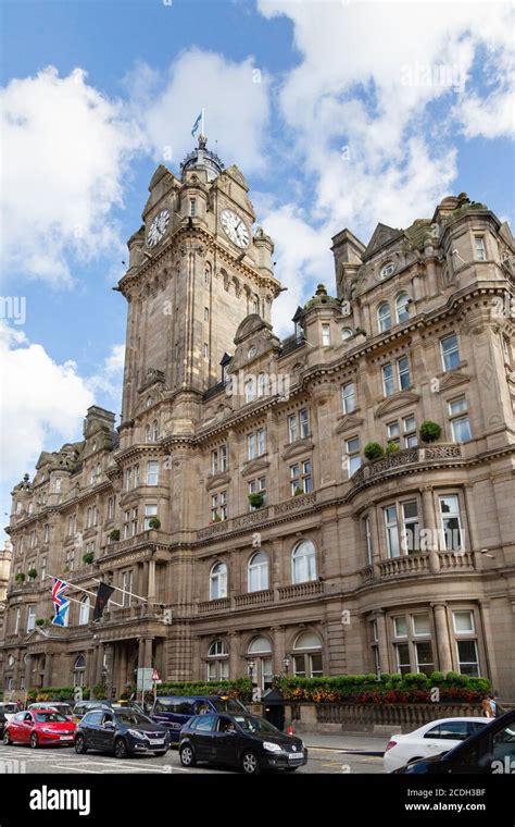 Edinburgh Hotel; The Balmoral Hotel exterior, a luxury 5 star hotel ...