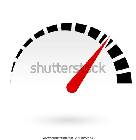 Dial Meter Gauge Vector Illustration Measurement Stock Vector (Royalty Free) 2045092535 ...