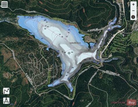 Lake Siskiyou Fishing Map | Nautical Charts App