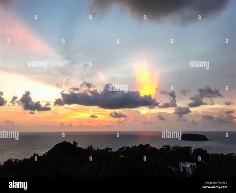 Sunset Sky and Clouds on the sea Stock Photo - Alamy