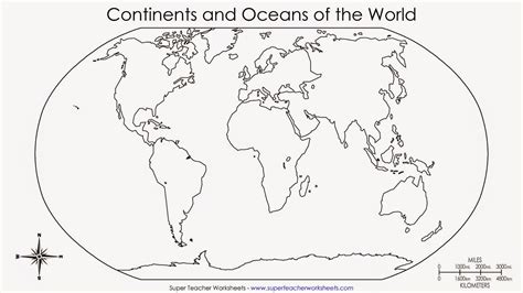 Blank World Map 2015
