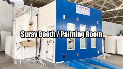 Auto Spray booth /Paint booth - YouTube