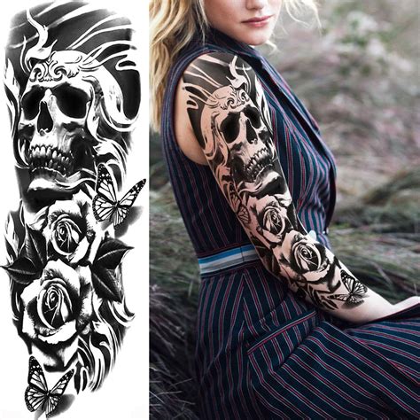 Skulls Tattoo Sleeve