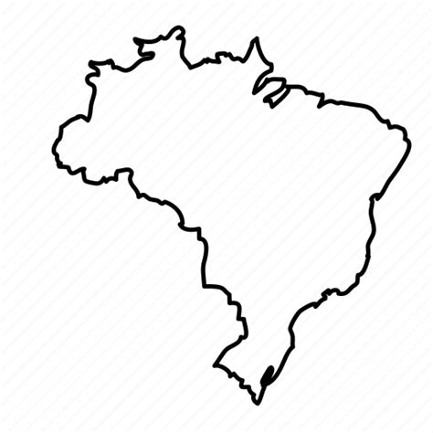 Brazil Map Outline Png