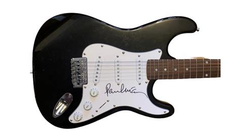 Paul McCartney The Beatles Signed Electric Guitar - CharityStars