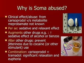 Carisoprodol Withdrawal Syndrome | PPT