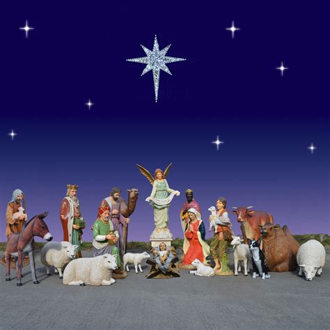 Huge Outdoor Nativity Set - ChristmasNightInc.com