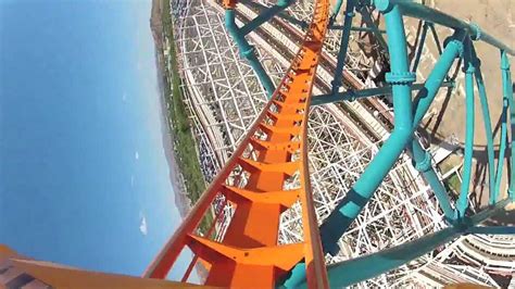 Goliath Roller Coaster - Six Flags Magic Mountain Amusement Park - GoPro - YouTube