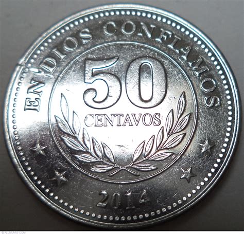 50 Centavos 2014, Republic (2001-2020) - Nicaragua - Coin - 41536