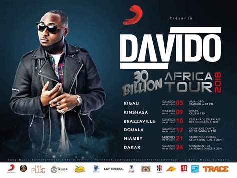 Davido And Sony Music Release Dates for His African Tour - Nightlife.ng: Hottest News about ...