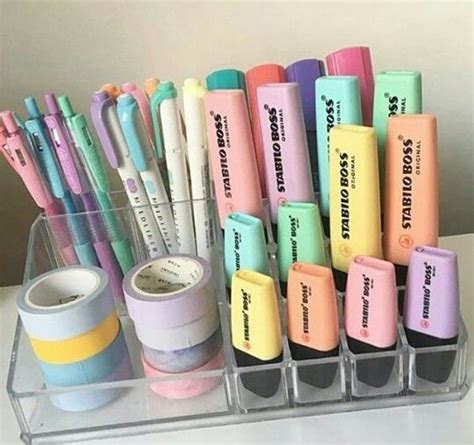 Pastel stationery | Pastel stationery, School diy, Diy school supplies