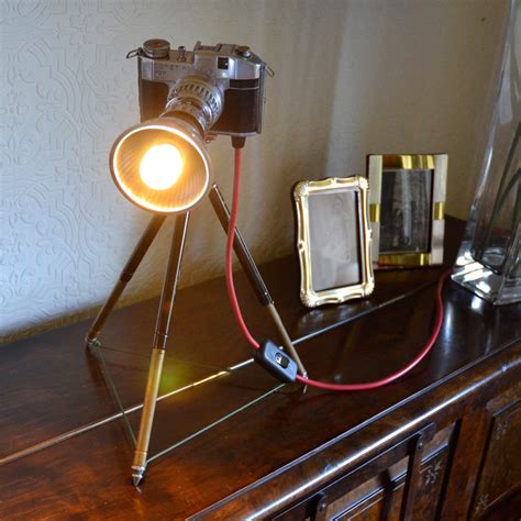 Table lamp/Desk light - 'The Comet' Funky unusual lighting made from repurposed objects, Table ...