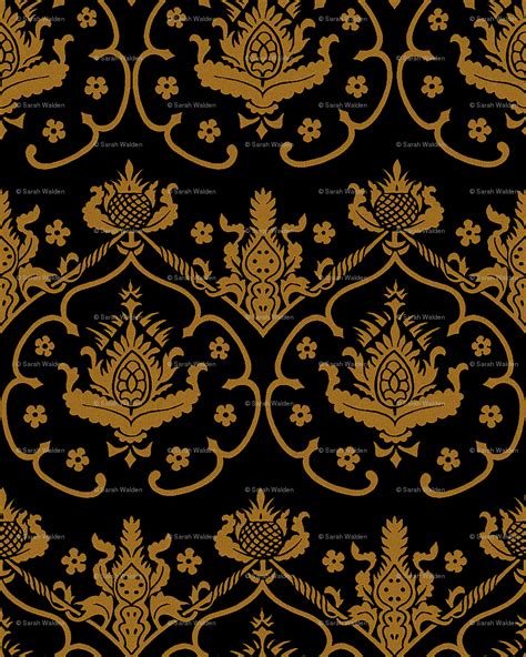 🔥 [50+] Black and Gold Damask Wallpapers | WallpaperSafari