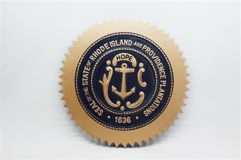 Rhode Island State Seal Plaque – Scalecraft