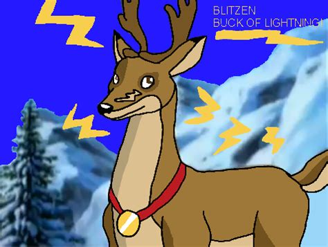 Blitzen the Reindeer 1998 by MissBarghest on DeviantArt