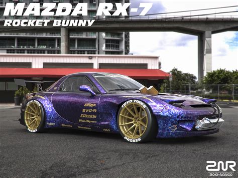 Mazda RX-7 Rocket Bunny on Behance