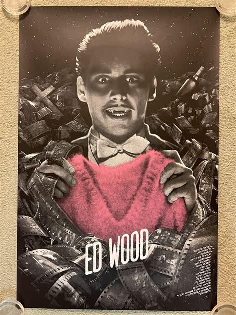 Ed Wood Tim Burton Johnny Depp Comedy Movie Art Print Poster Mondo ...