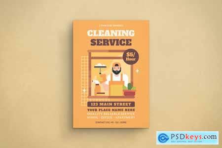 Cleaning Service Flyer » Free Download Photoshop Vector Stock image Via Torrent Zippyshare From ...