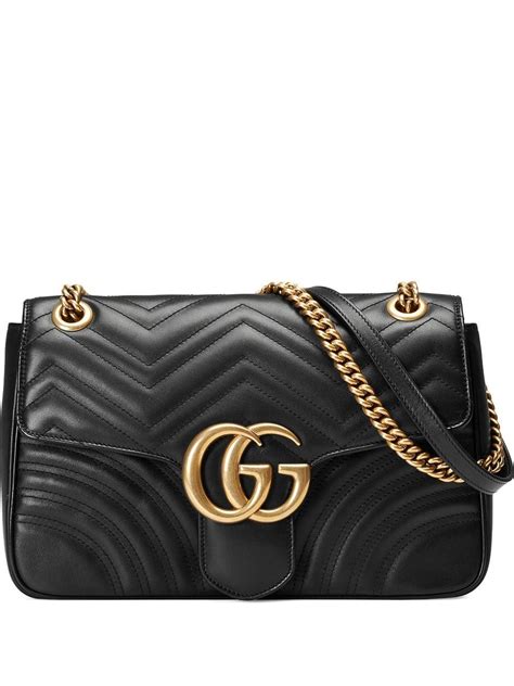 Gucci Small GG Marmont Shoulder Bag - Farfetch