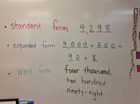 Mrs. Yollis' Classroom Blog: Do You Know Your Number Forms?