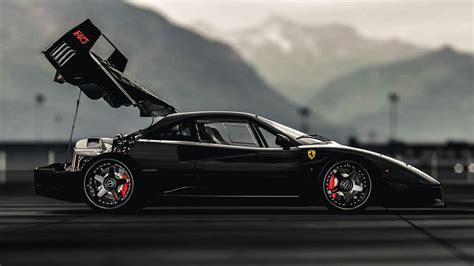 Black Ferrari F40 Wallpaper Ferrari f40 black wallpaper | La Ferrari | Pinterest | Ferrari f40 ...