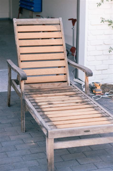 How To: Outdoor Teak Wood Furniture Restoration - Love and Specs