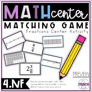 Math Game Fractions by PS iTeach | TPT