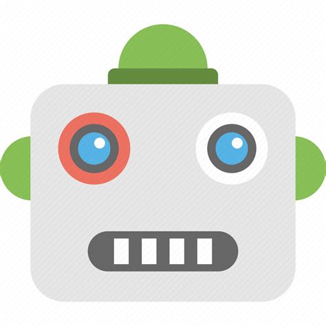 Retro robot, robot face, robot face emoji, robot head, robotic emoji icon - Download on Iconfinder