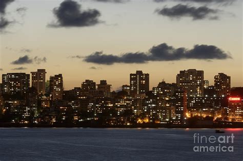 Mumbai Marine Drive skyline after sunset. Photograph by Milind Ketkar ...