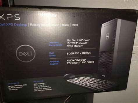 New Dell XPS 8940 Gaming Desktop Core i7-11700 32G-RAM RTX3060Ti 512G-SSD 1TB-HD | Grelly USA