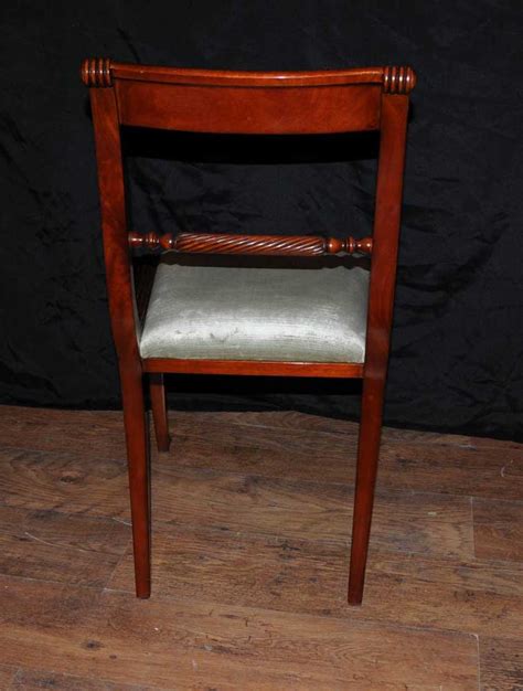 Walnut Regency Dining Set Pedestal Table Matching 12 Chairs