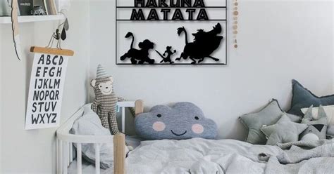 Lion King Hakuna Matata Wall Art by LayerLogic3D | Download free STL ...