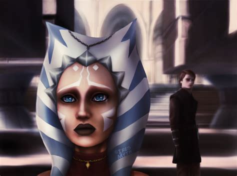 Ahsoka leaves the Jedi Order - Fan art by Ires-Myth on DeviantArt