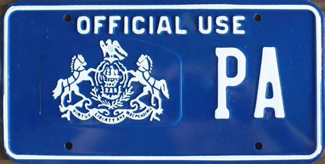 Pennsylvania License Plate Image