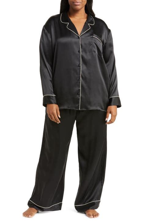 Women's 100% Silk Plus-Size Pajamas & Robes | Nordstrom