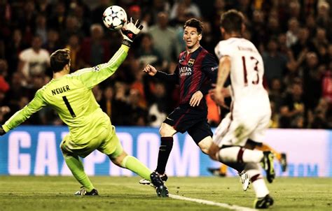 Photo Wallpaper Barcelona, Football, Barcelona, Champions - Messi ...