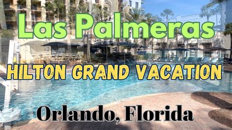 Las Palmeras Orlando Hilton Grand Vacation Resort Tour & Review 2023 #laspalmeras #hilton - YouTube