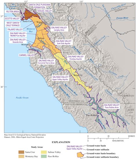 Ground-Water Quality Data in the Monterey Bay and Salinas Valley Basins, California, 2005 ...