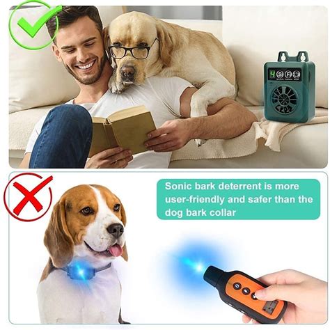 Pet Dog Ultrasonic Bark Control Device Upgraded Rechargeable Digital Bark Control Outdoor Anti ...