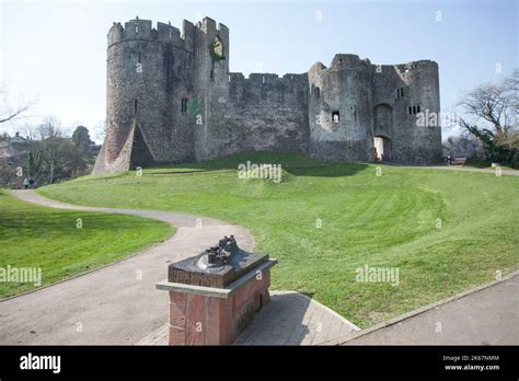 Views of Chepstow Castle, in Monmouthshire, Wales in the UK Stock Photo - Alamy