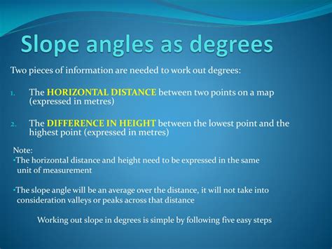 PPT - Calculation of slope angles PowerPoint Presentation, free ...