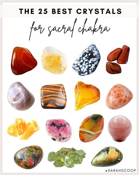 The 25 Best Crystals For Sacral Chakra | Sarah Scoop