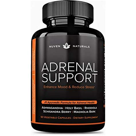 Adrenal Support - Natural Adrenal Fatigue Supplements, Cortisol Manager with Ashwagandha Extract ...