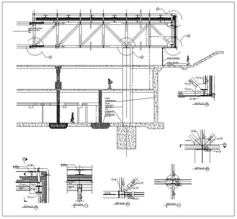 Steel Structure Details V5 – CAD Design | Free CAD Blocks,Drawings,Details